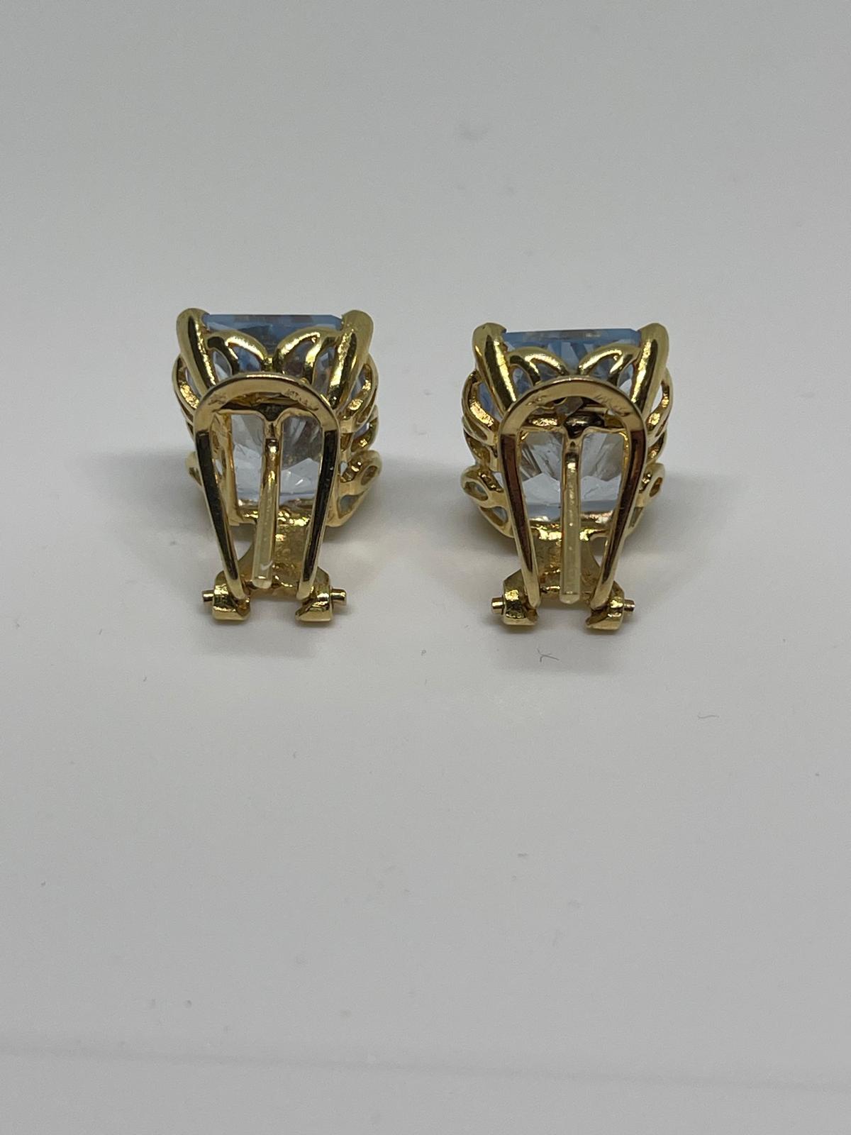 Pendientes de Oro Amarillo 18 Quilates - Imagen 2