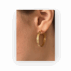 Pendientes de Oro Labrados. - Imagen 4