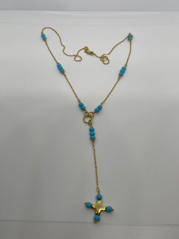 Collar de Oro Amarillo 18 Quilates. - Imagen 2