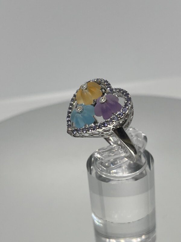 Sortija de Oro y Diamantes. - Imagen 4