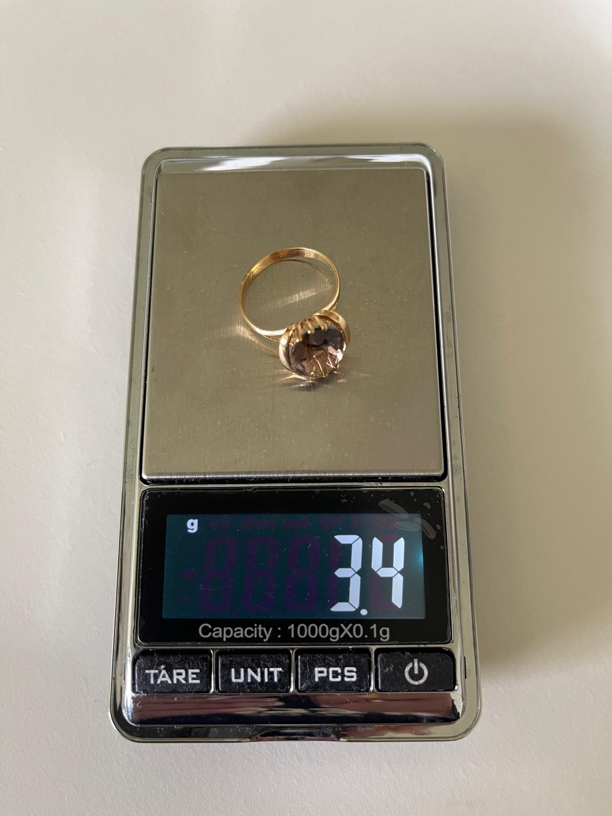 Sortija de Oro 18 Quilates y Cuarzo. - Imagen 5