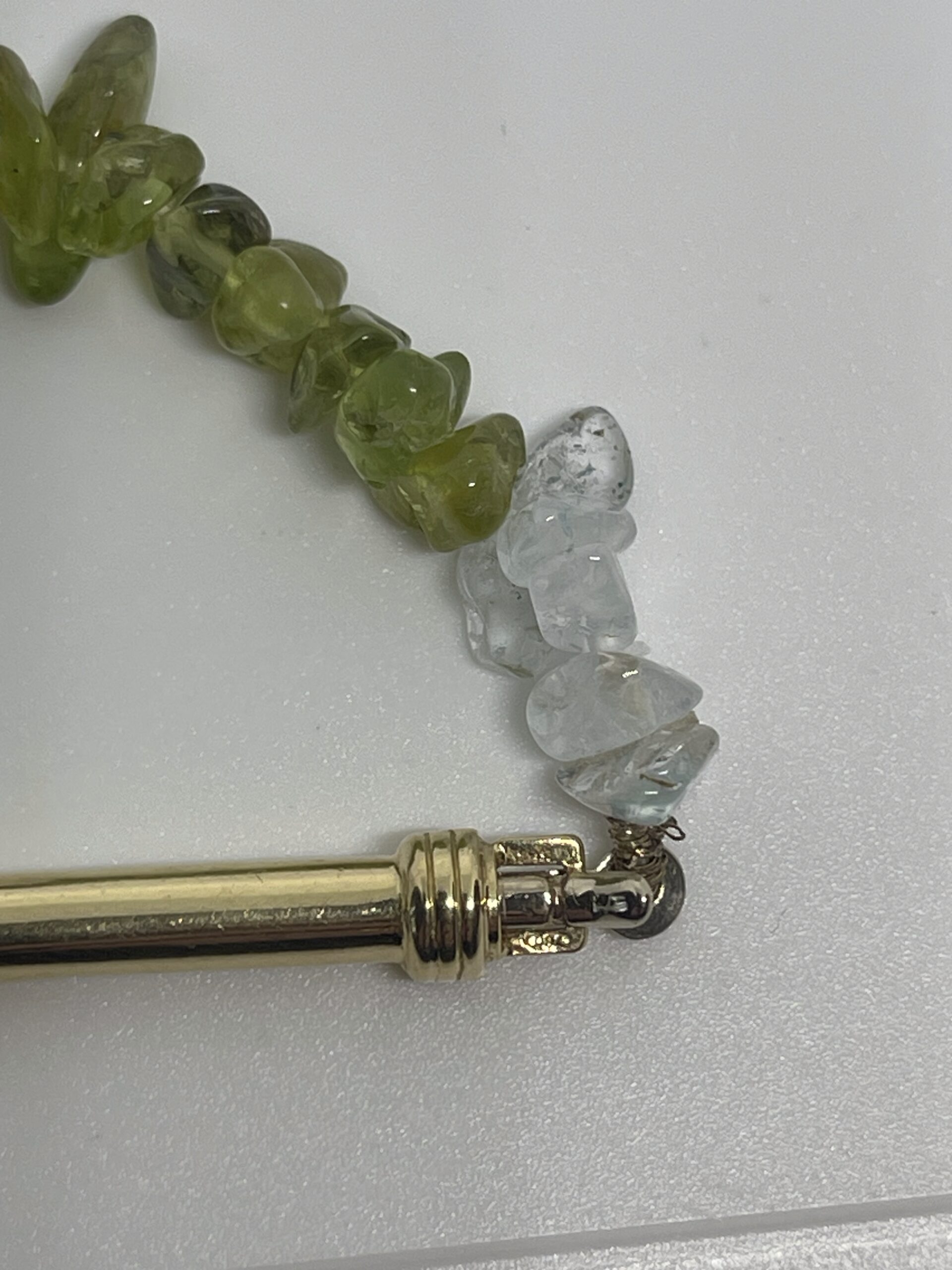 Collar Exclusivo de Oro con Aguamarinas, Amatistas y Citrinos Naturales - Imagen 4